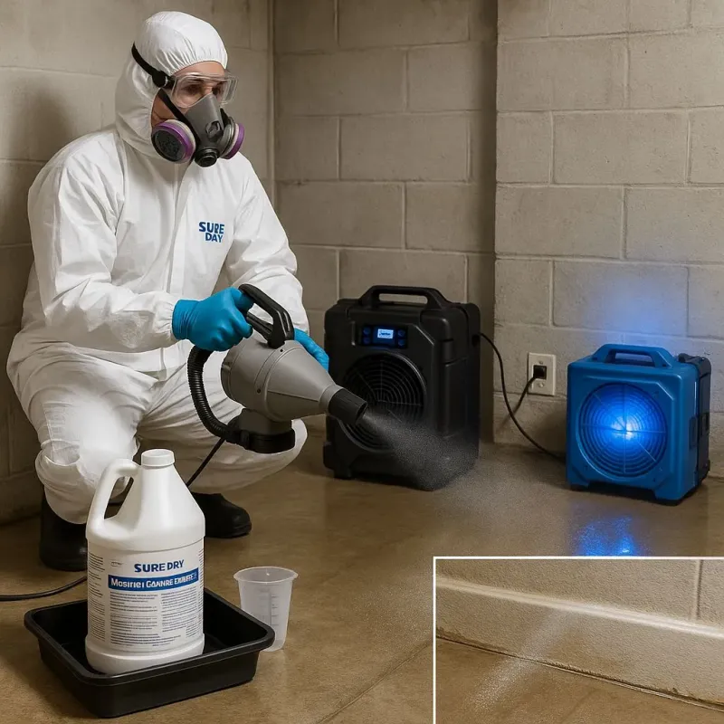 Sanitization and Odor Removal process in Columbus, MS